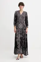 Šaty Hale BOB hnědá barva, maxi, 56TV650A