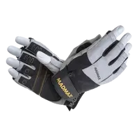 MadMax Fitness rukavice DAMASTEEL MFG871 šedé - L