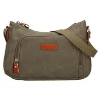 Dámská crosbody kabelka Katana Luiza - zeleno-hnědá