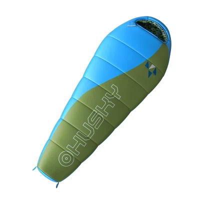 Husky Kids Mulot -10°C turquoise/green Syntetický třísezónní dětský spacák