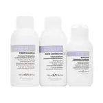 Fanola Fiber Fix Professional Intro Kit sada pro chemicky ošetřené vlasy 70 ml + 100 ml + 100 ml