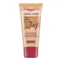 Dermacol Toning Cream 2in1 tónující a hydratační emulze pro sjednocení barevného tónu pleti Biscuit 30 ml