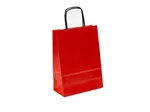 300 ks - Papírová taška červená 180x80x240mm