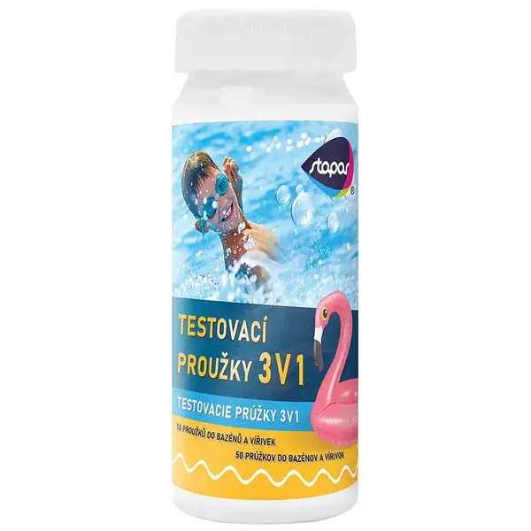 STAPAR TESTOVACÍ PROUŽKY 3V1, 50KS