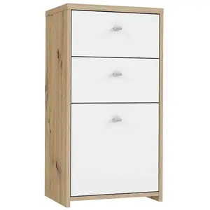 Komoda BEST CHEST dub artisan/bílá 1D2S SQNK211-C804