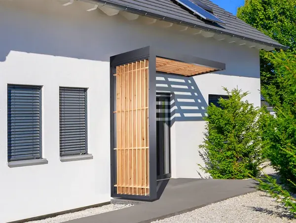 Bočná stena k vchodovej strieške Guttavordach BS Timber-Line, 220 x 90 cm GU7600112