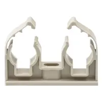 Příchytka dvojitá - plast 22