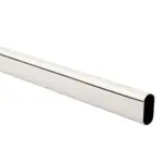 Šatní tyč 30x15x2000mm, poniklovaná