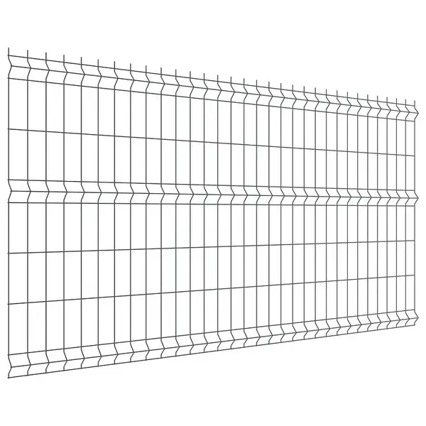 PLOTOVÝ PANEL 3D 1230X2500CM, DRÁT 3,1MM - ANTRACIT, RAL7016