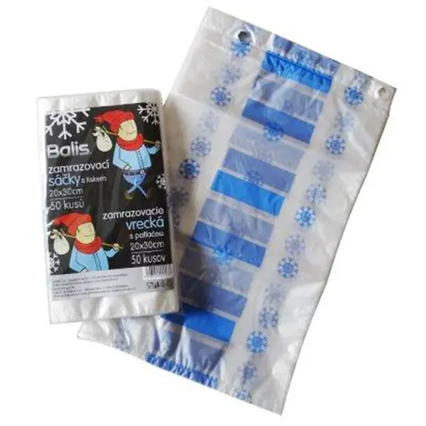 Svačinové sáčky 20x30cm zamrazovací. Popisovací 50ks