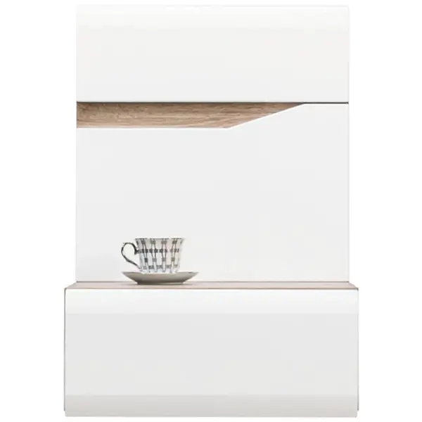 Noční stolek  Lionel P Li15 dub sonoma/bílá