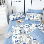 Povlečení z bavlněného saténu ALBS-M0016B 140x200 Lasher