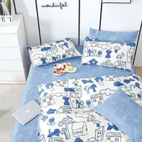 Povlečení z bavlněného saténu ALBS-M0016B 140x200 Lasher