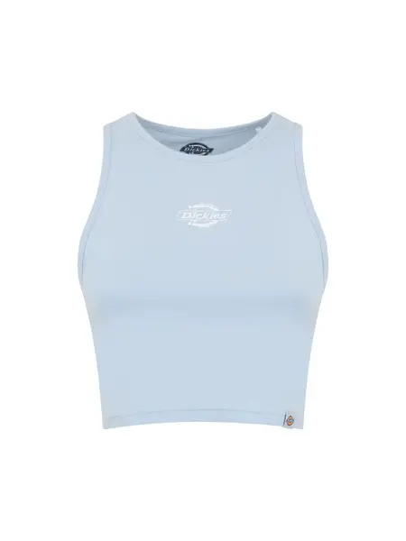 DICKIES Top 'POWERS'  nebesky modrá / biela