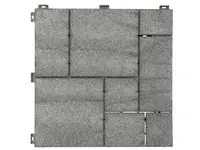 Multy home Gumová dlaždice STONE MOSAIC 30 x 30 cm, šedá MHEU5100182, 1 ks