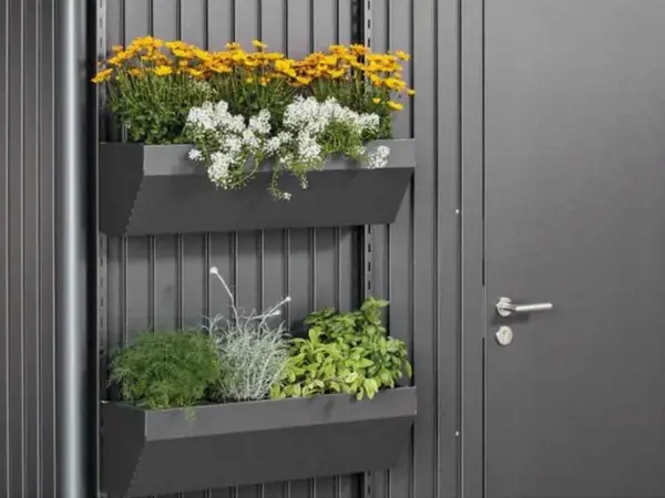 FloraBoard k domku Biohort, tmavě šedá BH47050