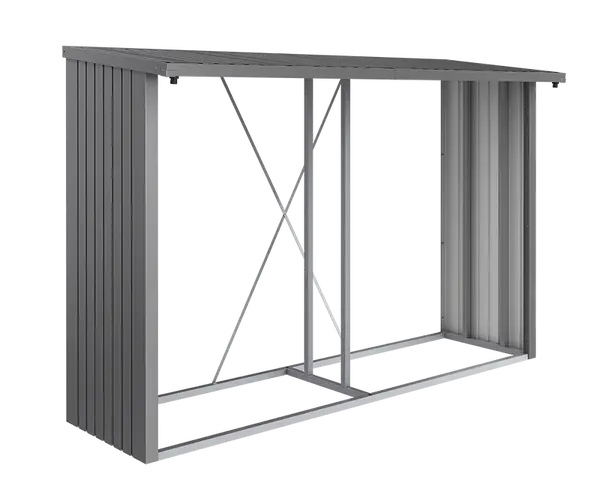 Biohort Dřevník Woodstock 300, šedý křemen metalíza