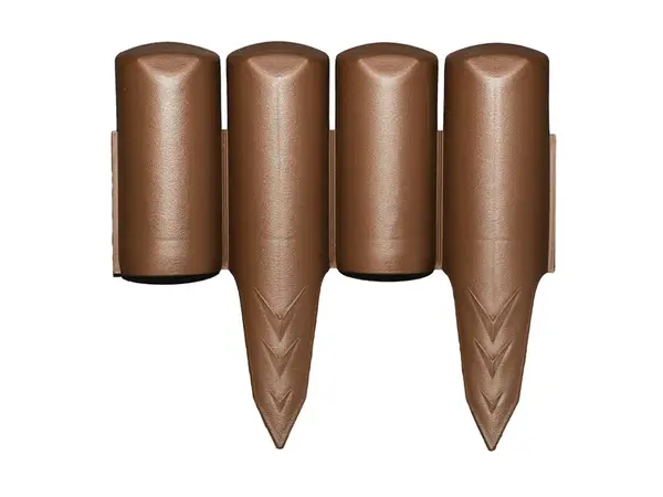 Palisáda zahradní BORDER 2,5 m hnědá, (10 ks) PRIPBO-R222