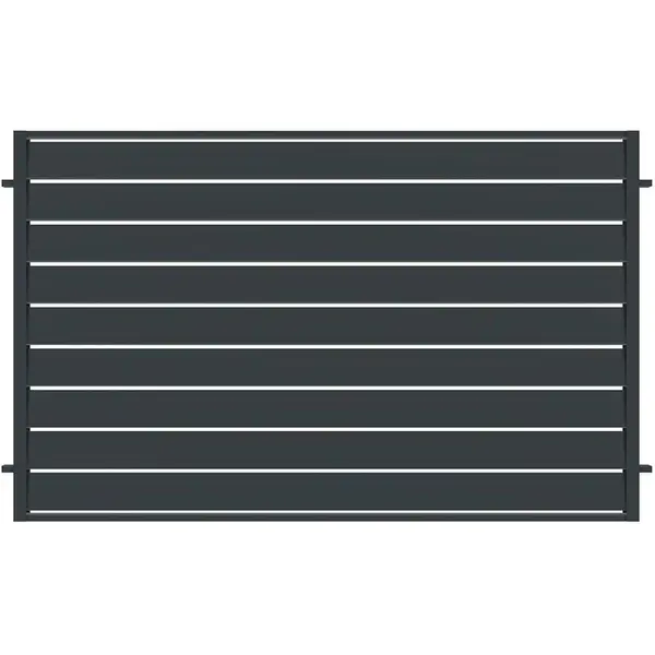 PLOTOVÉ POLE SALERNO 2x1,20 ZN RAL7024 MAT