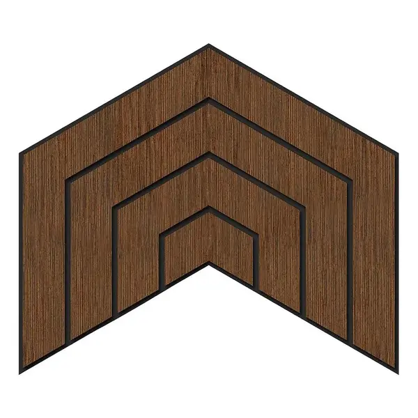 Frézovaný panel Dome wenge MDF
