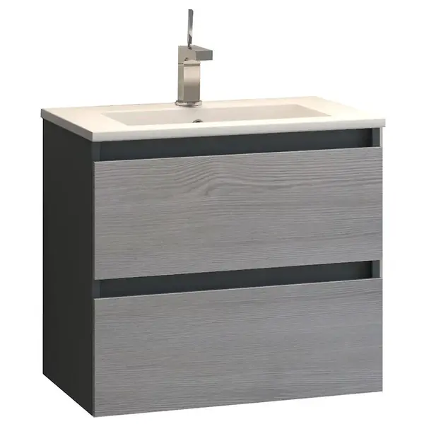 Skříňka s umyvadlem antracit Spirit 60