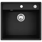 Dřez granitový Camea 500x530 Karbon