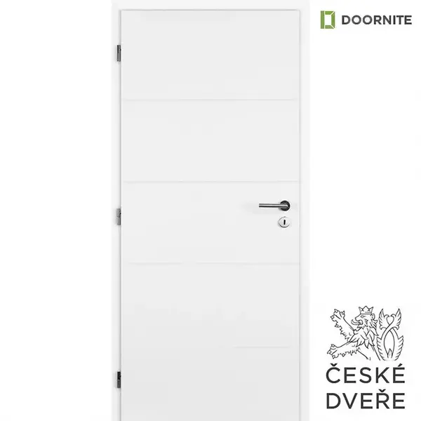 Interiérové dveře Quatro plné 70L bílé