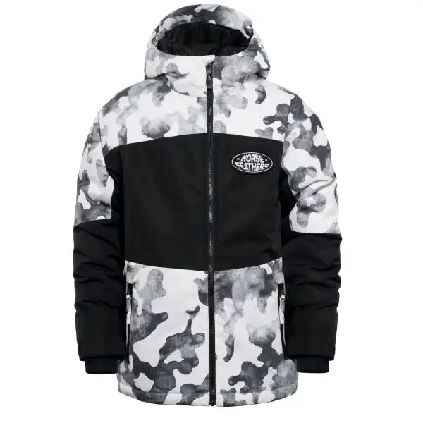 Horsefeathers RIGBY YOUTH Chlapecká lyžařská/snowboardová bunda, černá, velikost