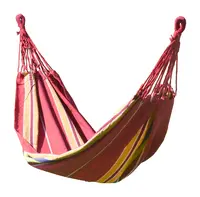 Houpací síť TEXTIL 200x100cm červeno-žlutá CT13568