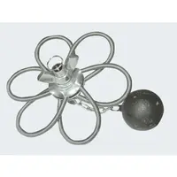 M.A.T. Růžice komínová 200 mm nastavitelný 6 pružin se závažím Ř