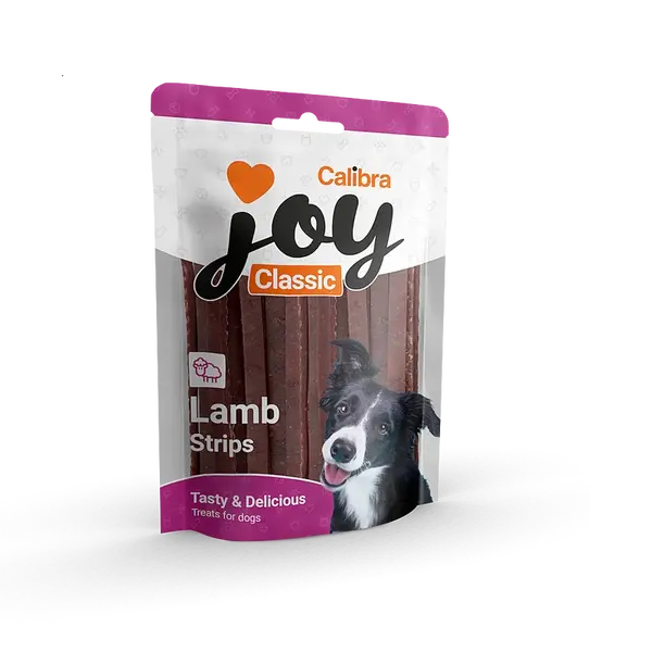 CALIBRA Joy dog classic lamb strips jehněčí plátky 80 g