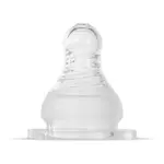 Baboo Liquid Silicone Teat Fast Flow savička na láhev Narrow Neck 6m+ 2 ks