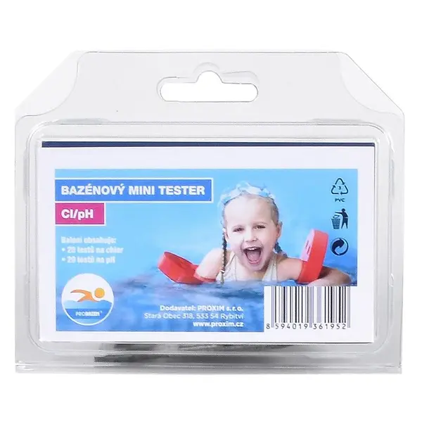 Tester pH a chlóru