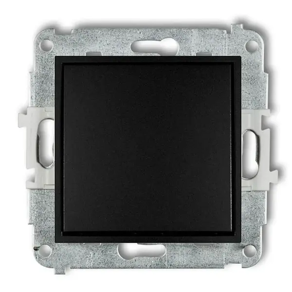 Vypínač matný čierny 12MWP-1 mini