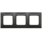 Rámček trojitý Simon54 Čierna