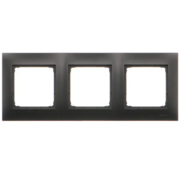 Rámček trojitý Simon54 Čierna