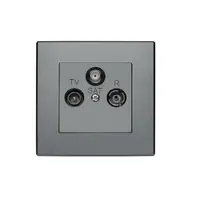 GPA-LS Koncová R-TV anténna zásuvka inox