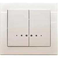 Dvojpólový lustrový vypínač s podsvietením