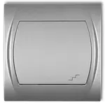 L 7LWP-3 Schodiskový vypínač strieborný