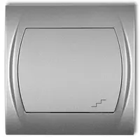 L 7LWP-3 Schodiskový vypínač strieborný