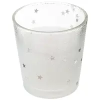 Svietnik + svieca 8 cm biela 143691bl