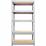 Kovový  regál pozinkovaný 194x100x50 cm – 5 polic/300 kg