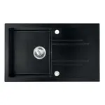 Dřez granitový1k.48/78.černá  shine DRGM48/78HA