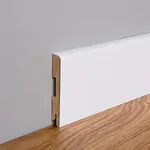 Podlahová lišta MDF Foge LB1 120 bílá polmat