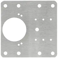 Opravná deska pro miskové závěsy průměr 35 mm nerez