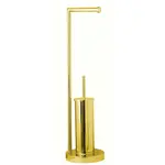 DRŽÁK PAPÍRU A WC ŠTĚTKY ZLATÝ LESK CP-4006 84