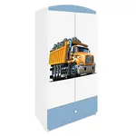 Skriňa Babydreams modrá – Nákladné auto