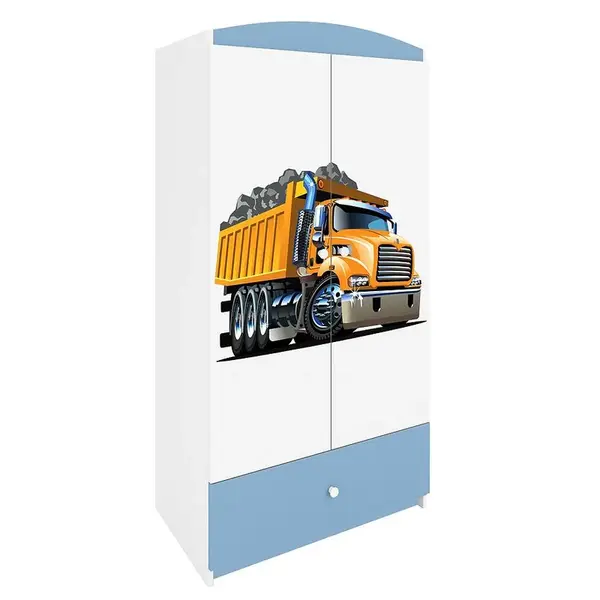 Skriňa Babydreams modrá – Nákladné auto