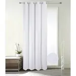 Závesy  na  priechodkách Zita  140x250   Blackout 19863 biele