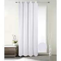 Závesy  na  priechodkách Zita  140x250   Blackout 19863 biele